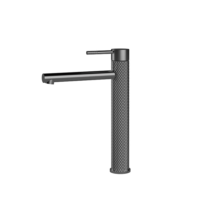 Zenmo Tiara Tower Basin Mixer in Gun Metal