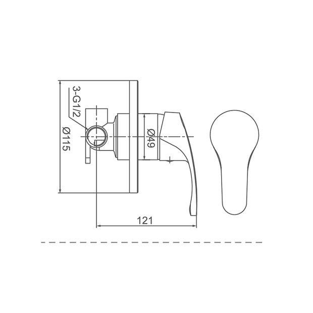 Zenmo Mobi Shower Mixer