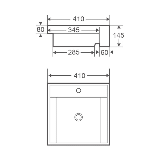 Zenmo Niko Semi Recessed Basin