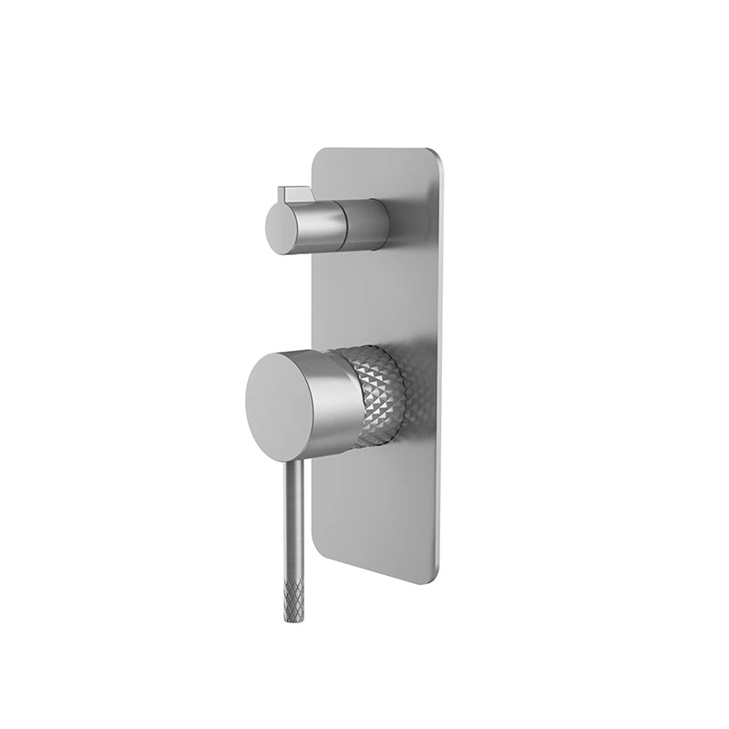 Zenmo Tiara Shower Mixer with Diverter in Brushed Nickel