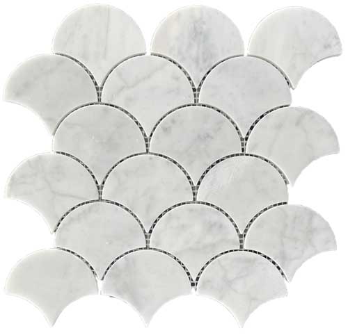 FISHSCALE CARRARA HONED