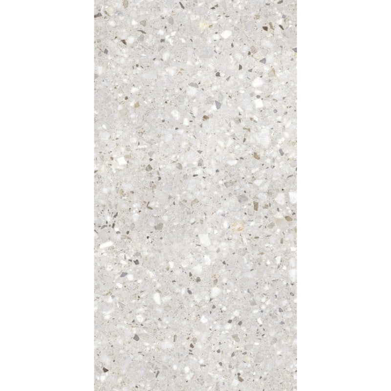 Frammenta Perla Polished Terrazzo Look Porcelain Tiles tile