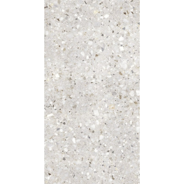 Frammenta Perla Polished Terrazzo Look Porcelain Tiles tile