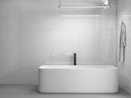 Gelato White Wavy Gloss Ceramic Tiles in a room setting
