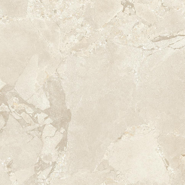 Geo Stone Beige Matt Stone Look Porcelain Tiles 600x600mm tile