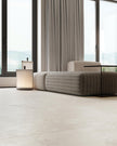 Geo Stone Chalk Matt Stone Look Porcelain Tiles in a room setting