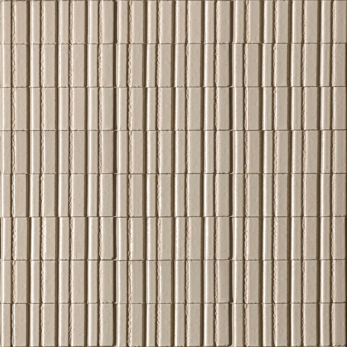 Glace Mastice 3D Structured Gloss Porcelain Subway Tiles in a room setting