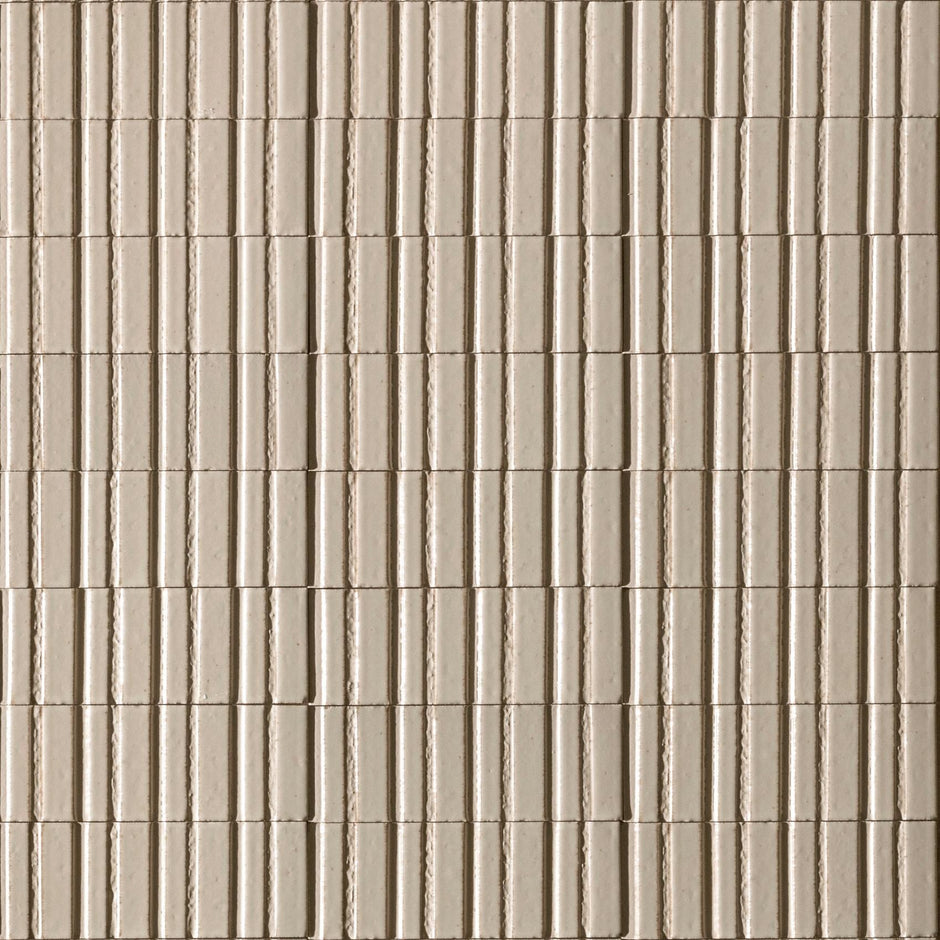Glace Mastice 3D Structured Gloss Porcelain Subway Tiles in a room setting