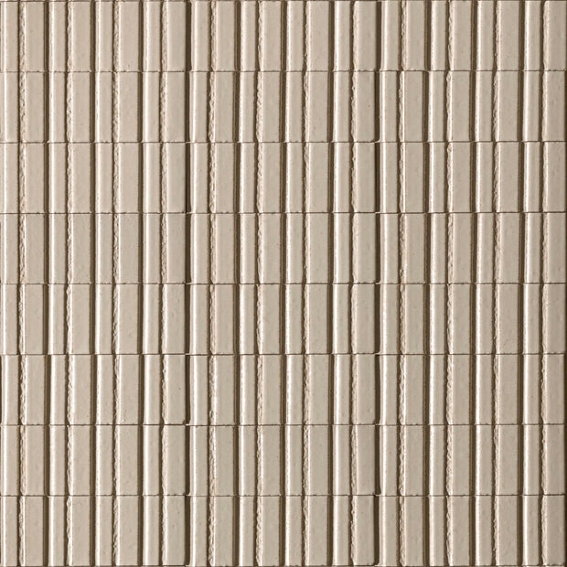 Glace Mastice 3D Structured Gloss Porcelain Subway Tiles in a room setting