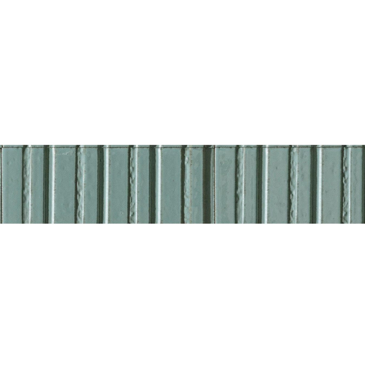 Glace Turchese 3D Structured Gloss Porcelain Subway Tiles tile