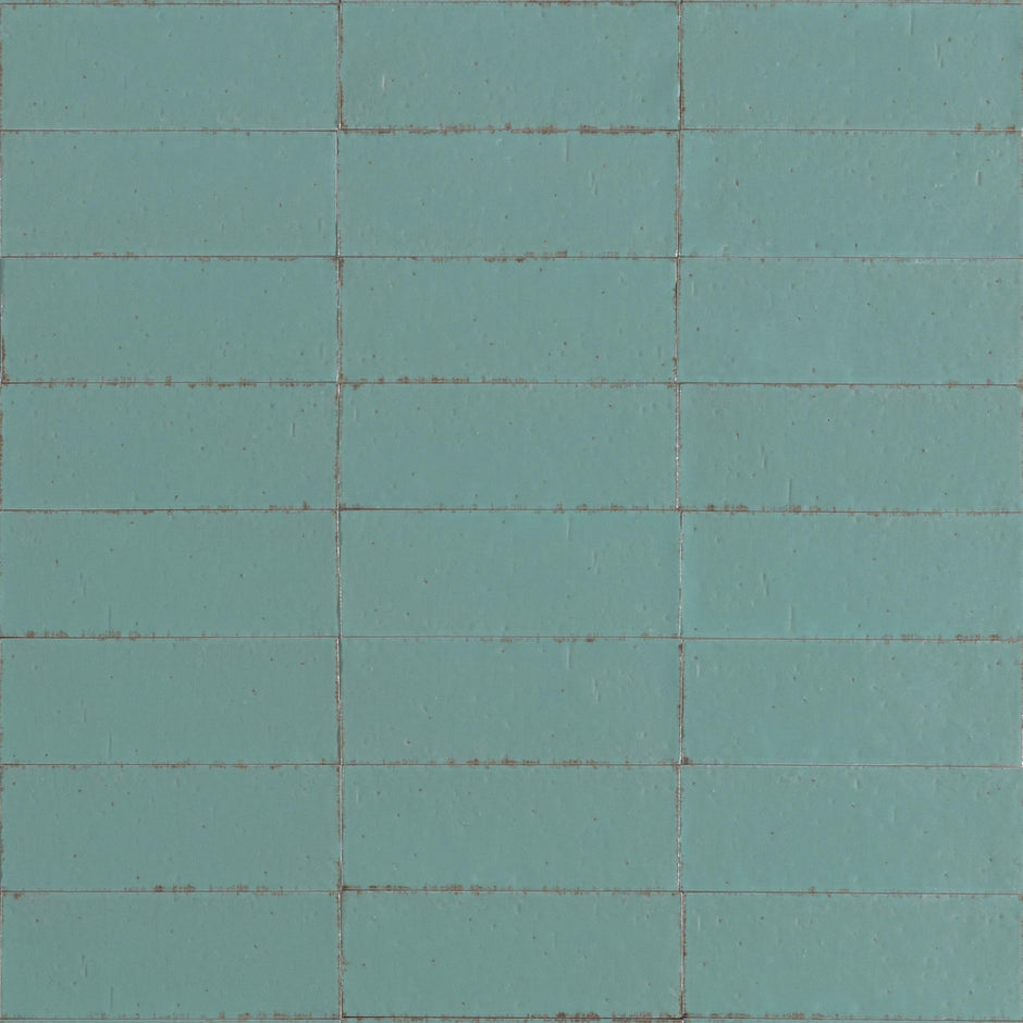 Glace Turchese Gloss Porcelain Subway Tiles tile