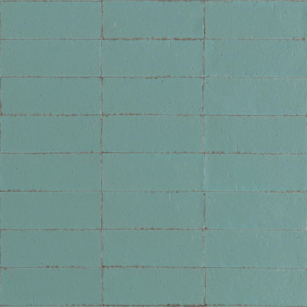 Glace Turchese Gloss Porcelain Subway Tiles tile