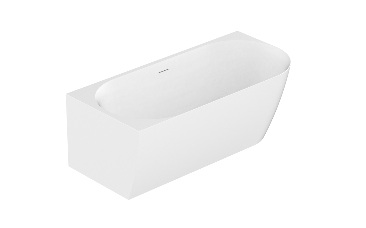 Glacier 1700 Left Corner Gloss White Bath