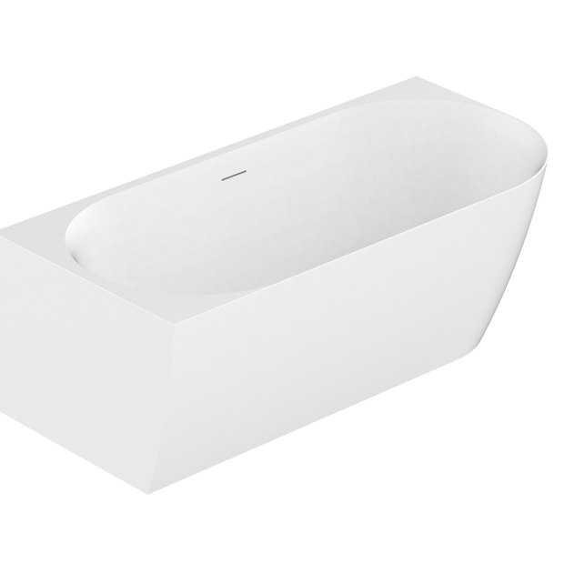 Glacier 1700 Left Corner Gloss White Bath