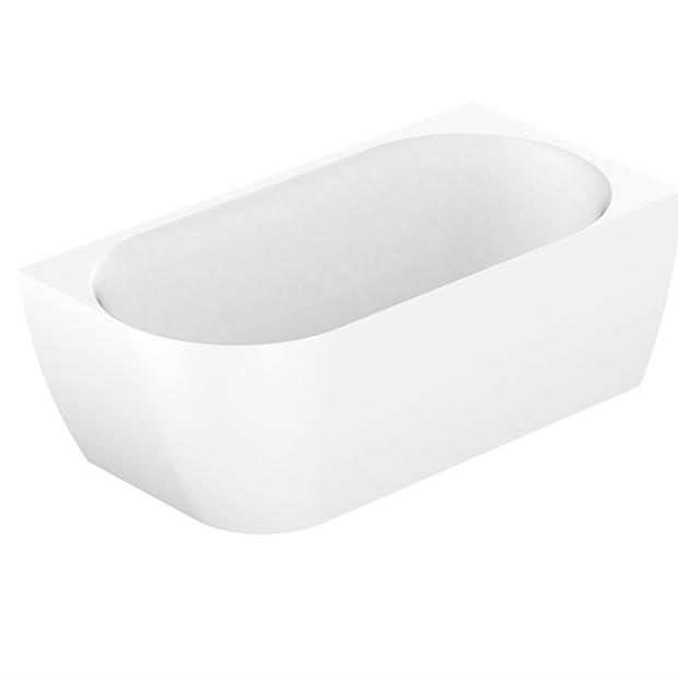 Glacier 1500 Right Corner Gloss White Bath