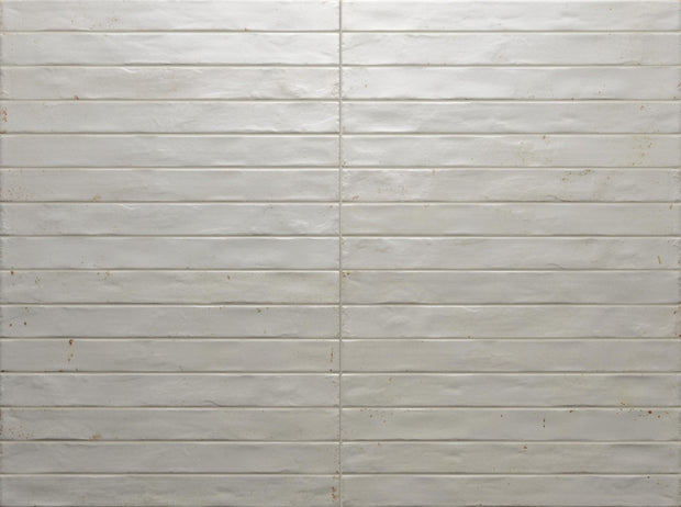 Graffiti White Satin Porcelain Subway Tiles tile
