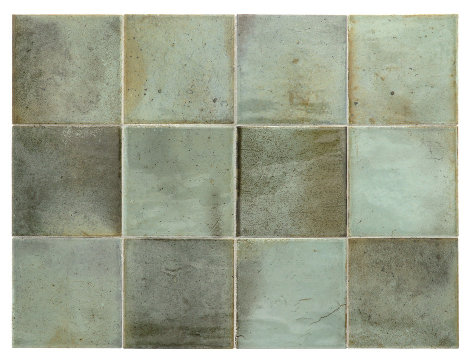 Hanoi Celadon Gloss Ceramic Tiles 100x100mm tile