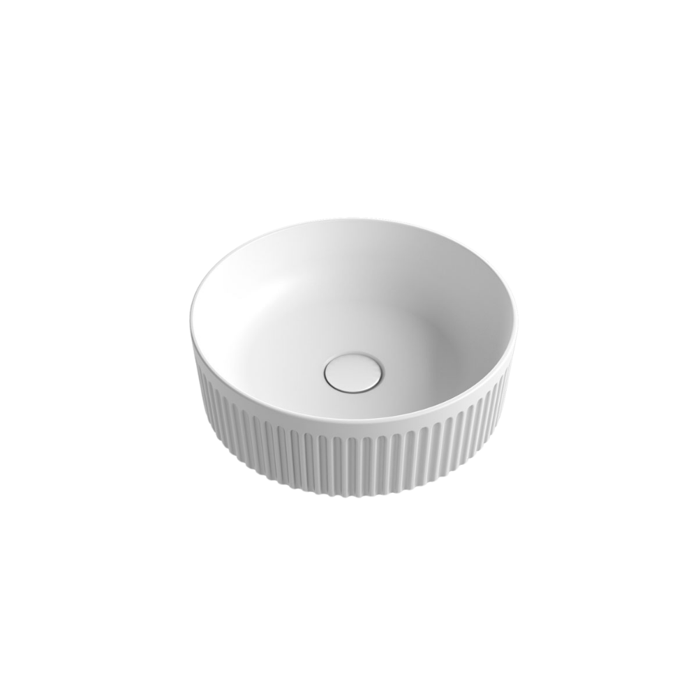 Lilac Matte White Basin
