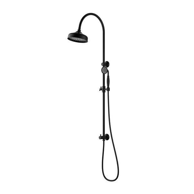 Ikon Clasico Shower Set in Matte Black