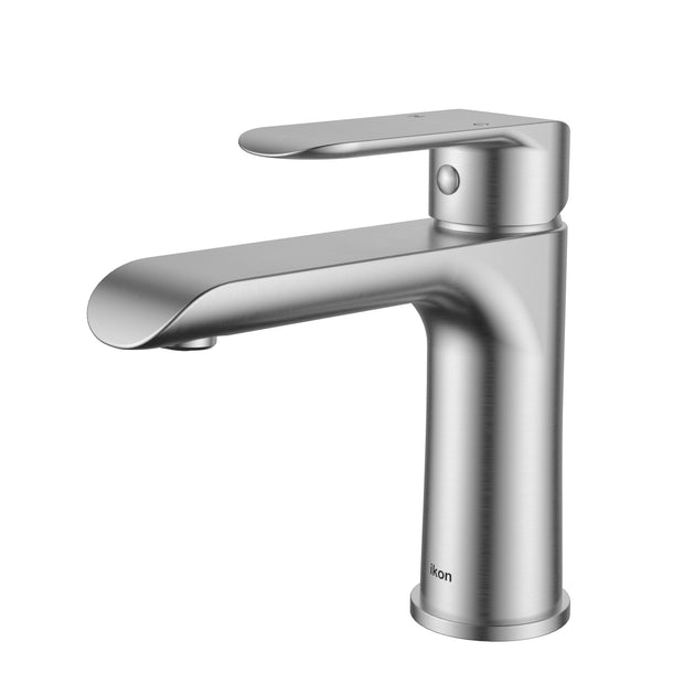 Ikon Kara Basin Mixer in Brushed Nickel