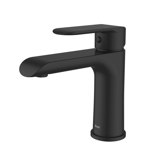 Ikon Kara Basin Mixer in Matte Black