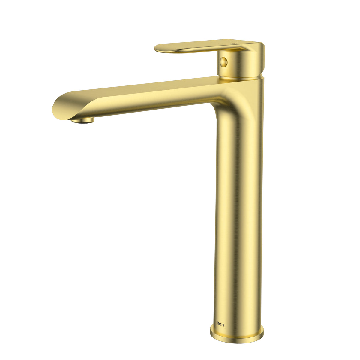 Ikon Kara Basin Mixer High Rise in Brushed Gold