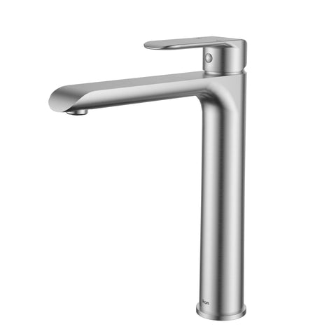 Ikon Kara Basin Mixer High Rise in Brushed Nickel