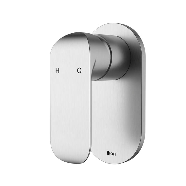 Ikon Kara Wall Mixer in Brushed Nickel