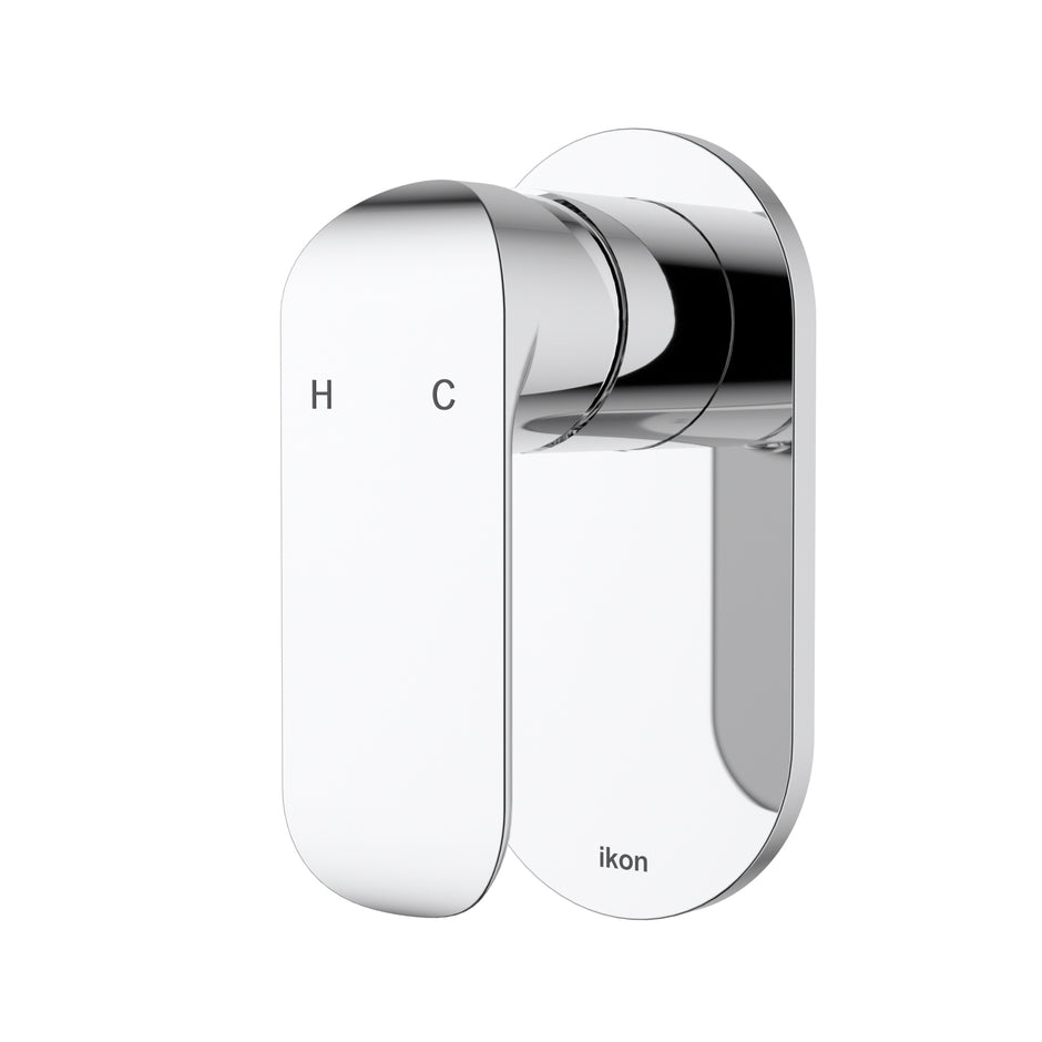 Ikon Kara Wall Mixer in Chrome