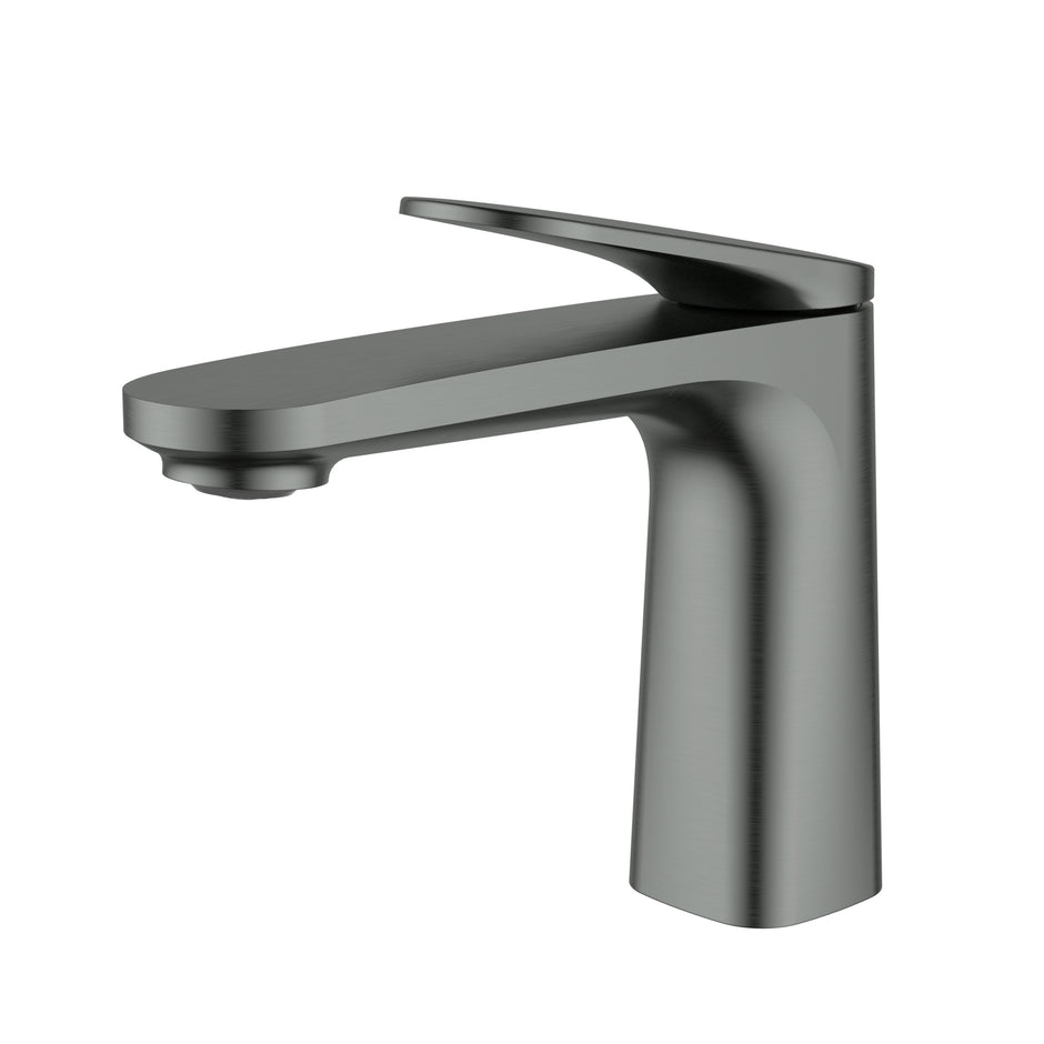 Ikon Sulu II Basin Mixer in Gun Metal