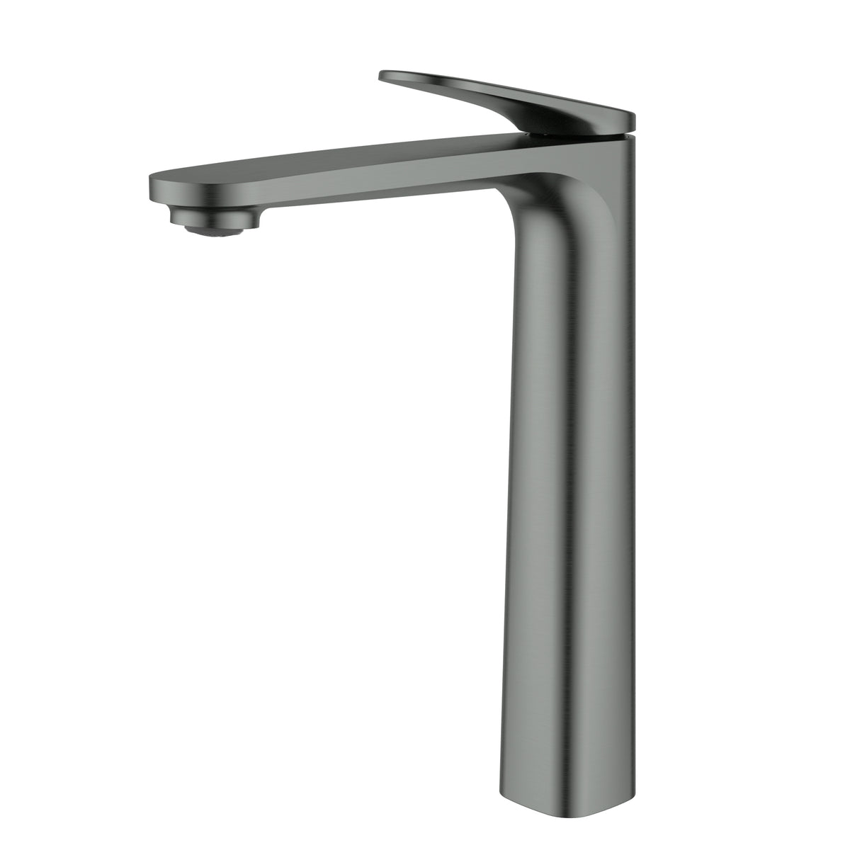 Ikon Sulu II High Rise Basin Mixer in Gun Metal