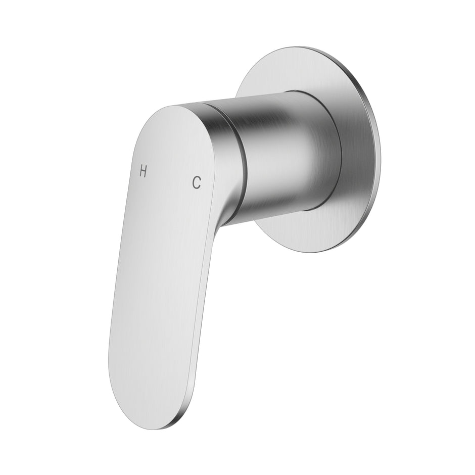 Ikon Sulu II Wall Mixer Trim Kit in Brushed Nickel