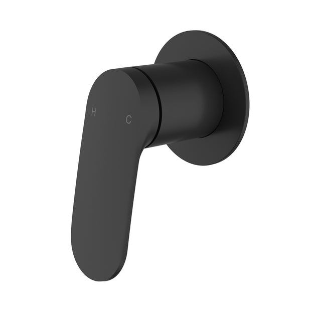Ikon Sulu II Wall Mixer Trim Kit in Matte Black