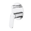 Ikon Sulu II Wall Diverter Mixer Trim Kit in Chrome