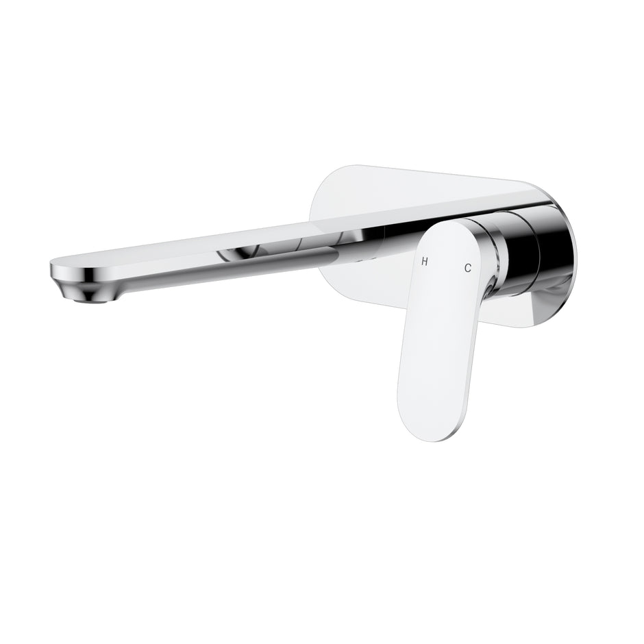 Ikon Sulu II Wall Basin Mixer Trim Kit in Chrome