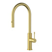Ikon Linie Pull-Out Sink Mixer in Brushed Gold