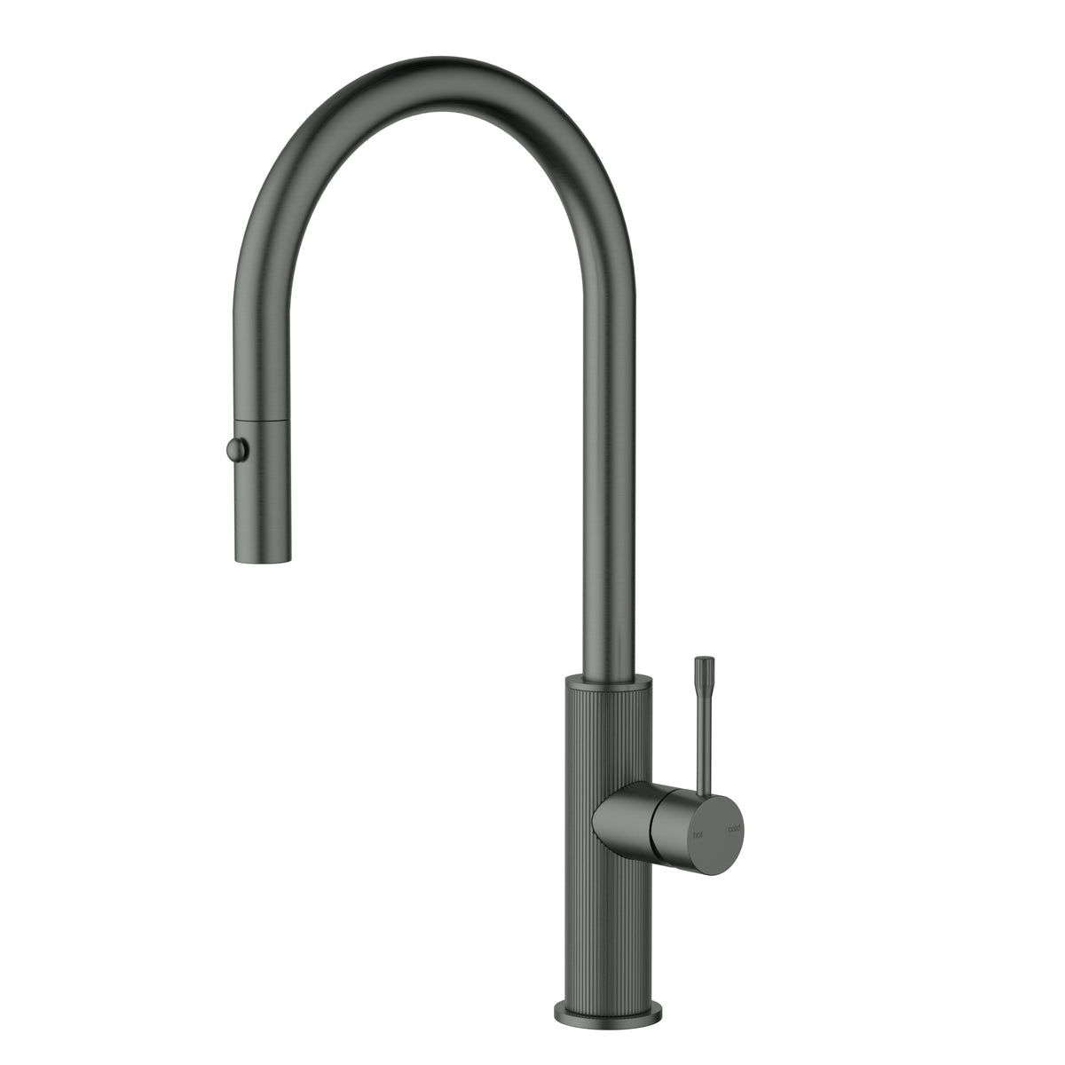 Ikon Linie Pull-Out Sink Mixer in Gun Metal