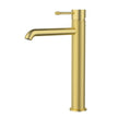 Ikon Linie Basin Mixer High Rise in Brushed Gold