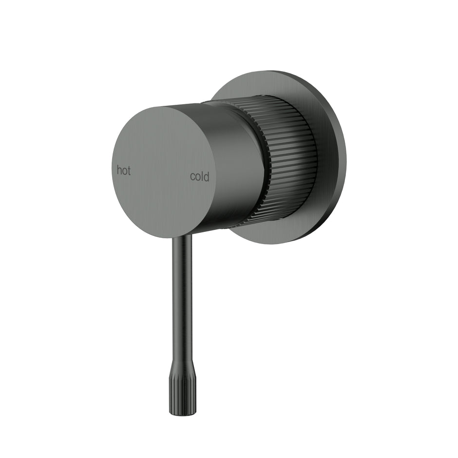 Ikon Linie Wall Mixer Trim Kit in Gun Metal
