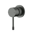 Ikon Linie Wall Mixer Trim Kit in Gun Metal