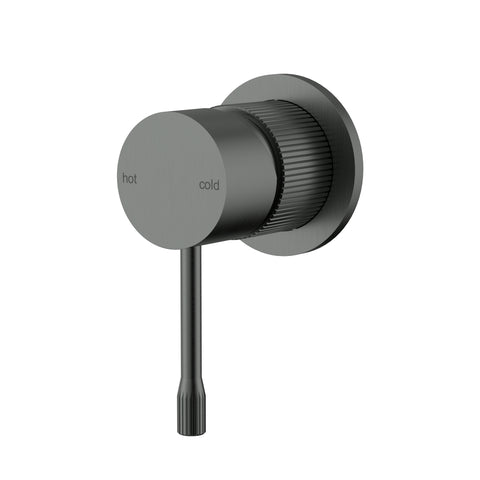 Ikon Linie Wall Mixer Trim Kit in Gun Metal