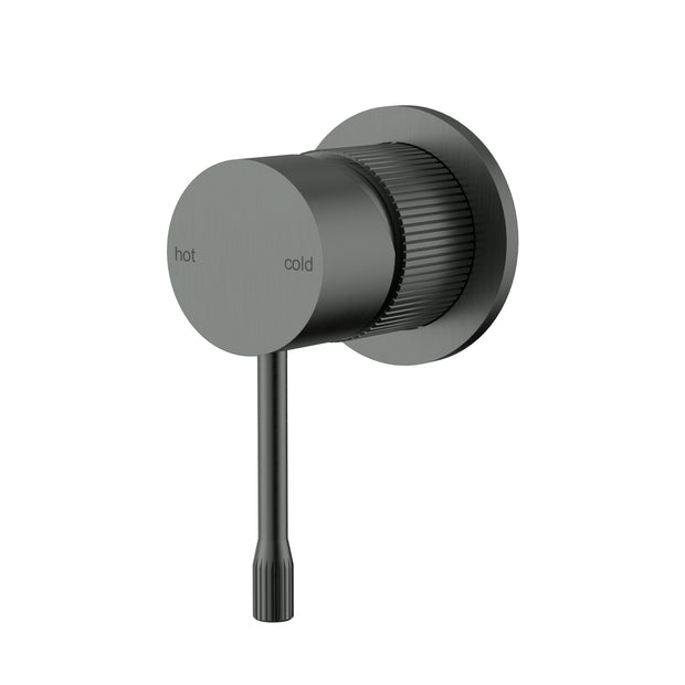 Ikon Linie Wall Mixer Trim Kit in Gun Metal