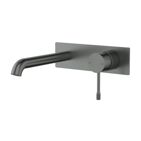 Ikon Linie Wall Basin Mixer Trim Kit 220mm Spout wall mixer and spout set
