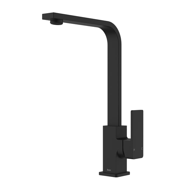 Ikon Ceram Sink Mixer in Matte Black