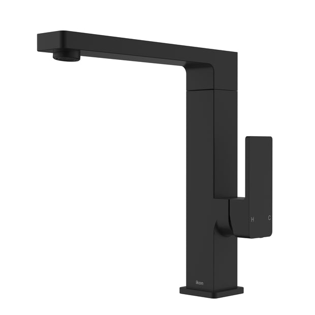 Ikon Ceram Sink Mixer Lux in Matte Black