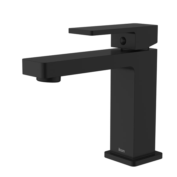 Ikon Ceram Basin Mixer in Matte Black