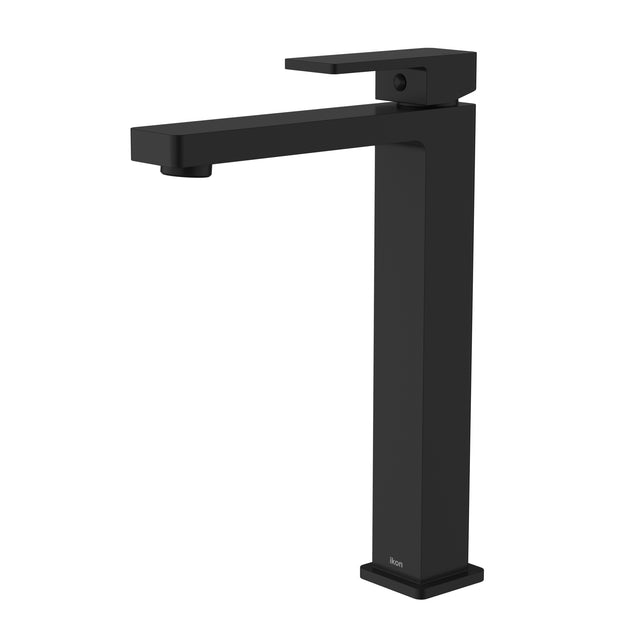 Ikon Ceram Basin Mixer High Rise in Matte Black
