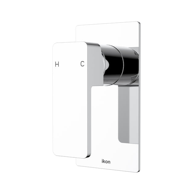 Ikon Ceram Wall Mixer in Chrome