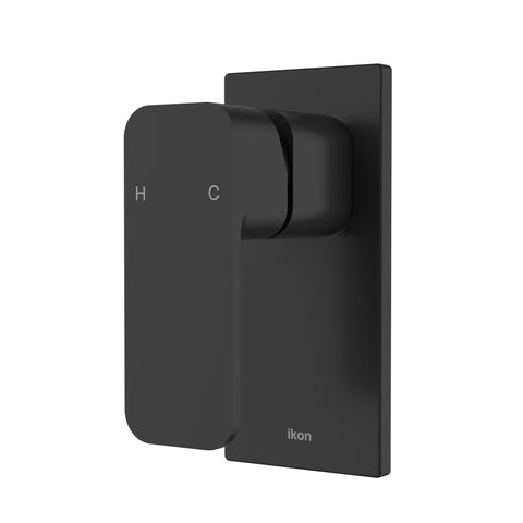 Ikon Seto Wall Mixer in Matte Black