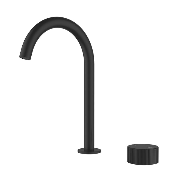 Ikon Soko Hob Basin Mixer in Matte Black